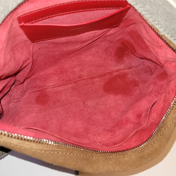 Hammit VIP Texas Suede Fold Over Crossbody Clutch Bag - Picture 11 of 13